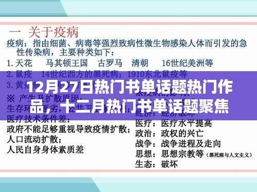 十二月热门书单话题聚焦,经典之作的探讨与赏析