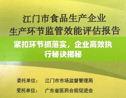 紧扣环节抓落实，企业高效执行秘诀揭秘