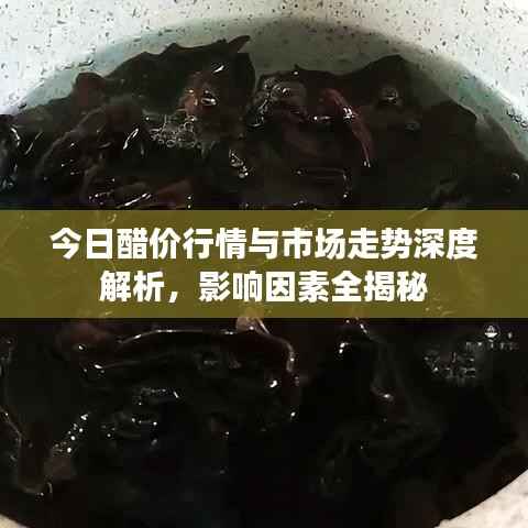 今日醋价行情与市场走势深度解析,影响因素全揭秘