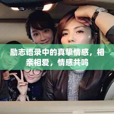 励志语录中的真挚情感，相亲相爱，情感共鸣