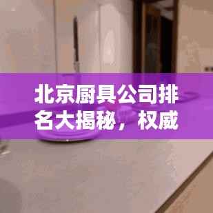 北京厨具公司排名大揭秘，权威榜单，精选优质企业！